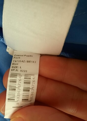 l Beden DEFACTO MAVI GOMLEK