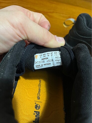42 Beden siyah Renk Timberland bot 42 numara