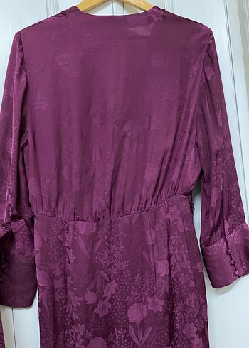 Mor Bohem Midi Kadın Elbise - Görsel 6