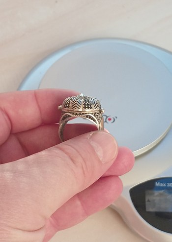 erkek gümüş yüzük - Görsel 2