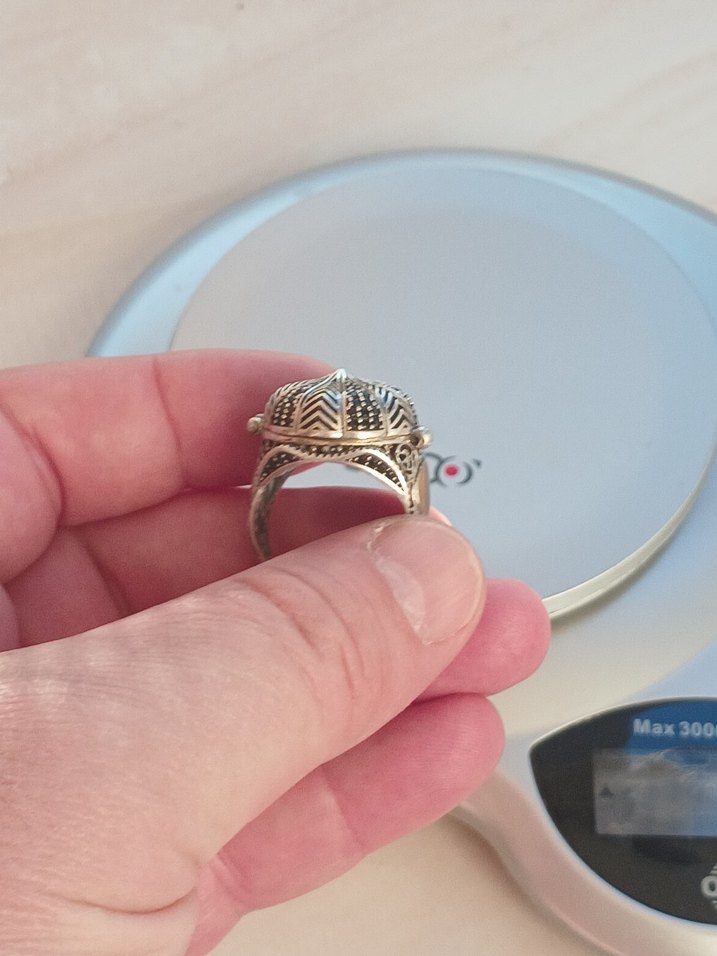 erkek gümüş yüzük - Görsel 2