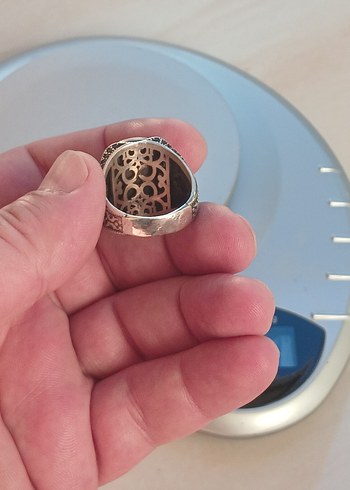 Erkek gümüş Yüzük - Görsel 4