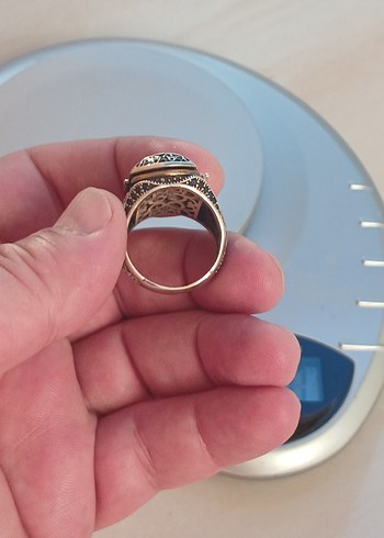 Erkek gümüş Yüzük - Görsel 5