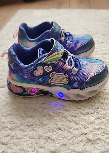 Kız Çocuk Renkli Bağcıksız Spor Ayakkabı - Görsel 4
