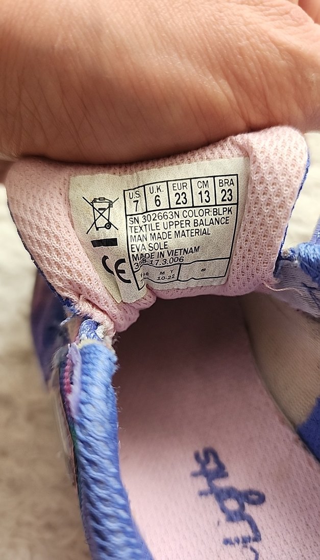 Kız Çocuk Renkli Bağcıksız Spor Ayakkabı - Görsel 5