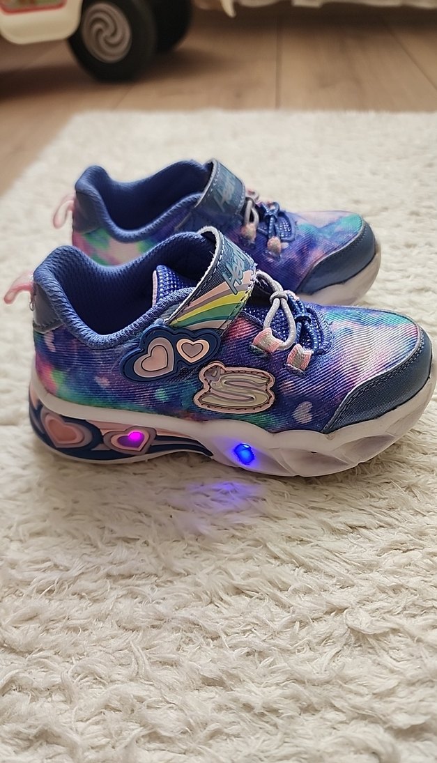 Kız Çocuk Renkli Bağcıksız Spor Ayakkabı - Görsel 4