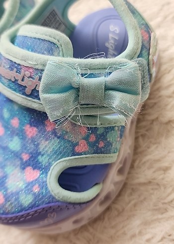 Kız Çocuk Mavi Velcro Bağcıklı Sneakers - Görsel 6