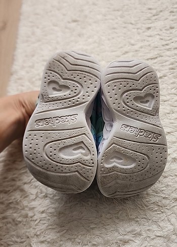 Kız Çocuk Mavi Velcro Bağcıklı Sneakers - Görsel 5