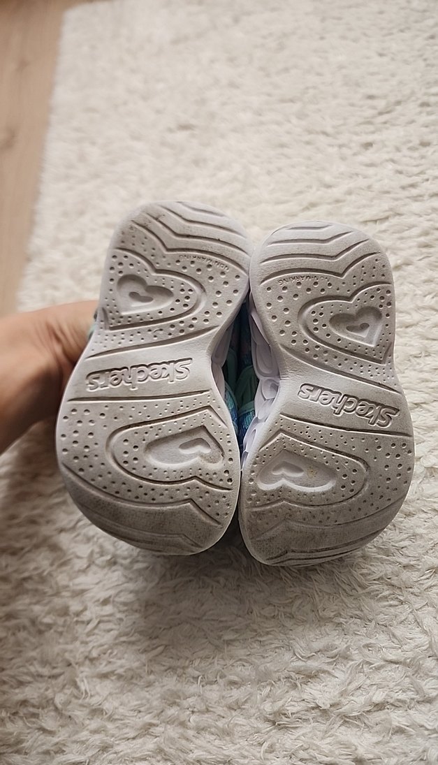 Kız Çocuk Mavi Velcro Bağcıklı Sneakers - Görsel 5