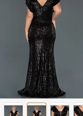 Balık model abiye elbise - Görsel 5