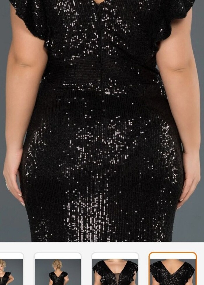 Balık model abiye elbise - Görsel 2