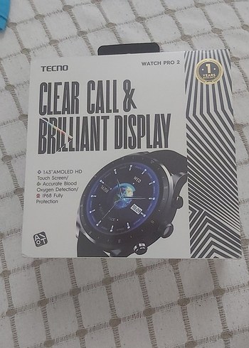 TECNO Watch Pro 2 Akıllı Saat Siyah
