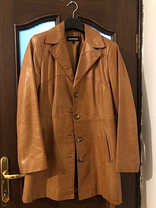 Derimod gerçek deri trenchcoat