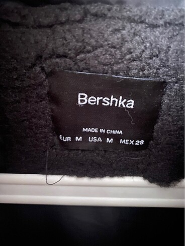Bershka Bershka crop peluş ceket