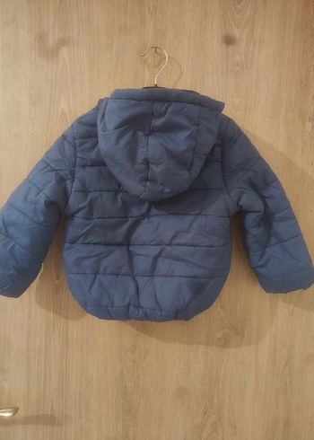24-36 Ay Beden Erkek Çocuk Mavi sisme Mont