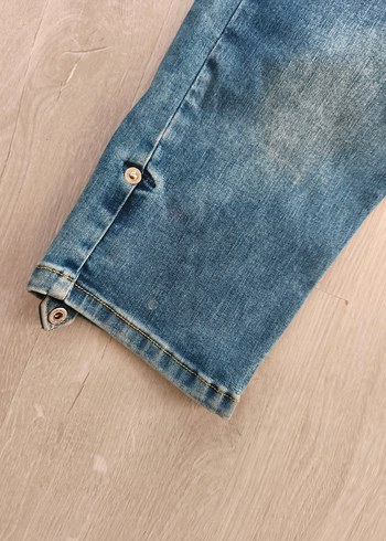 Mavi Kot Şort - Görsel 2