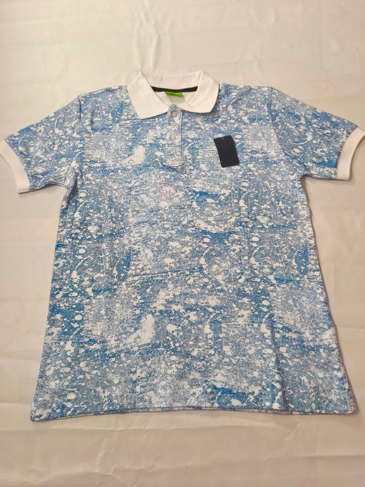 Düğmeli Beyaz Yakalı Erkek Polo Tişört - Görsel 2