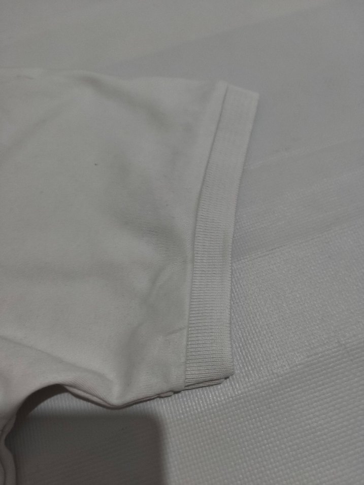 Erkek Beyaz Kısa Kollu Polo Tişört - Görsel 3