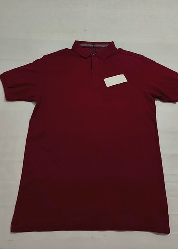Bordo Kısa Kollu Erkek Polo Tişört - Görsel 4