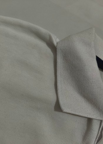 Erkek Beyaz Polo Tişört Kısa Kollu - Görsel 2