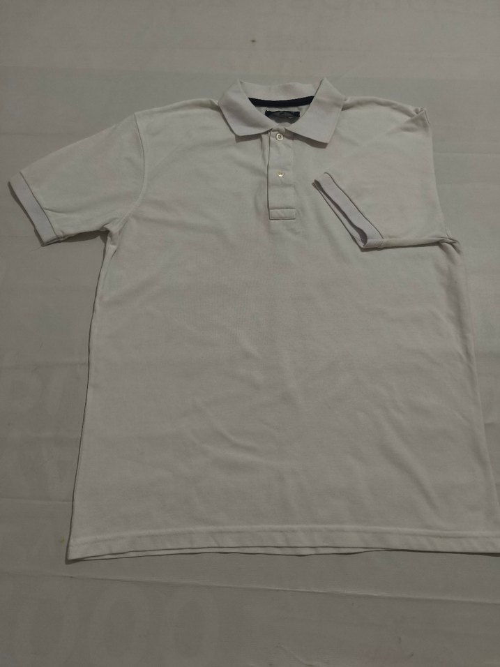 Erkek Beyaz Polo Tişört Kısa Kollu - Görsel 4
