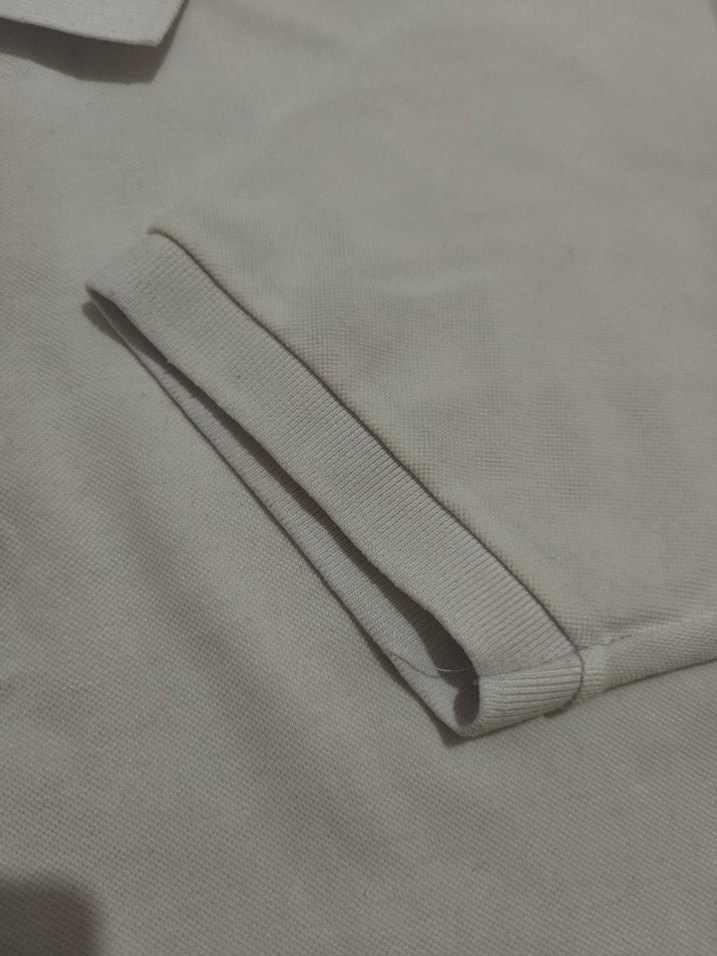 Erkek Beyaz Polo Tişört Kısa Kollu - Görsel 3