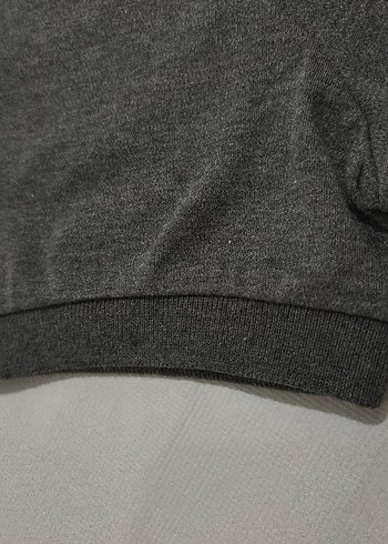 Gri Düğmeli Kısa Kollu Erkek Polo Tişört - Görsel 2