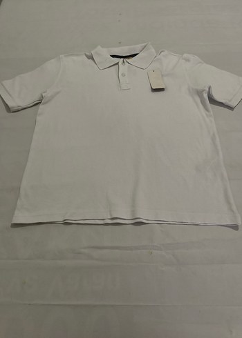 Erkek Beyaz Kısa Kollu Polo Tişört - Görsel 4