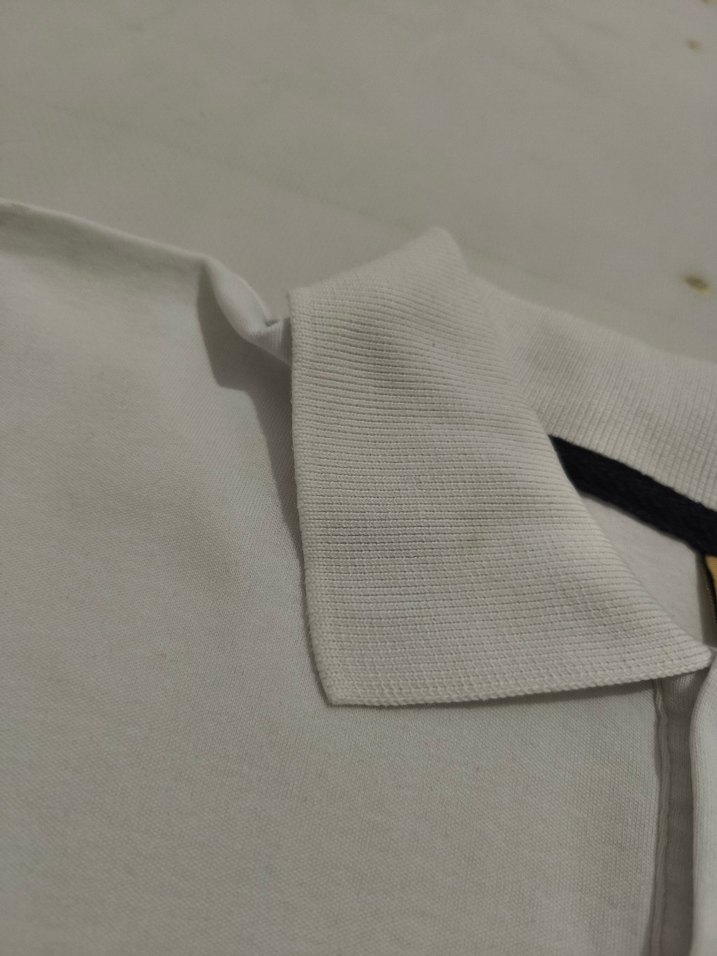 Erkek Beyaz Kısa Kollu Polo Tişört - Görsel 2