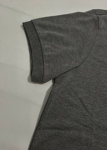 Gri Erkek Polo Tişört Kısa Kollu - Görsel 3