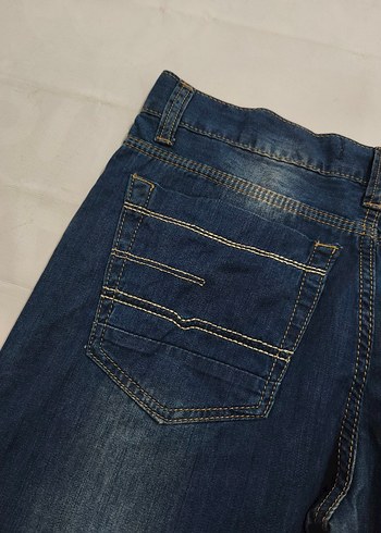 Erkek Lacivert Regular Fit Denim Jean - Görsel 2