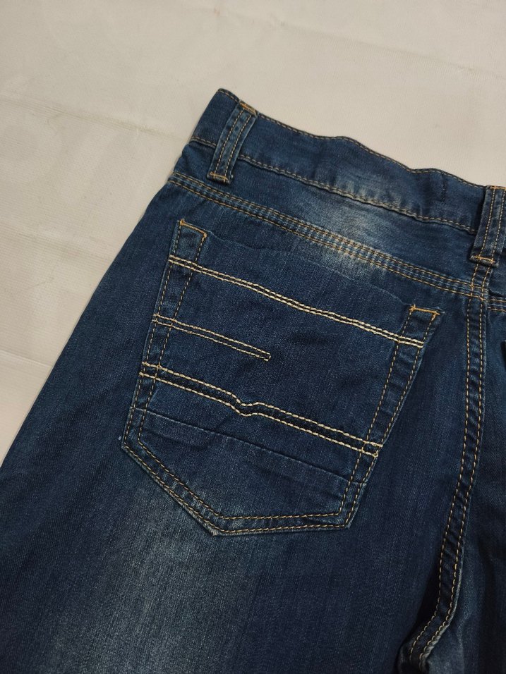 Erkek Lacivert Regular Fit Denim Jean - Görsel 2