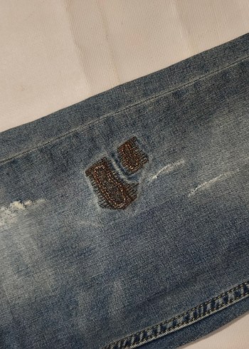 Gri Mavi erkek Denim Pantolon 28 beden - Görsel 3