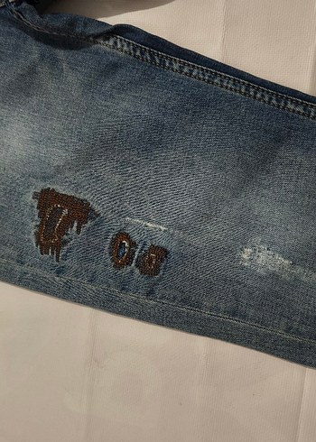 Gri Mavi erkek Denim Pantolon 28 beden - Görsel 2