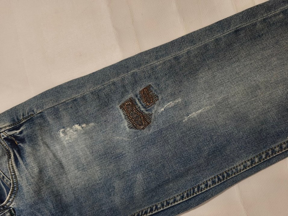 Gri Mavi erkek Denim Pantolon 28 beden - Görsel 3