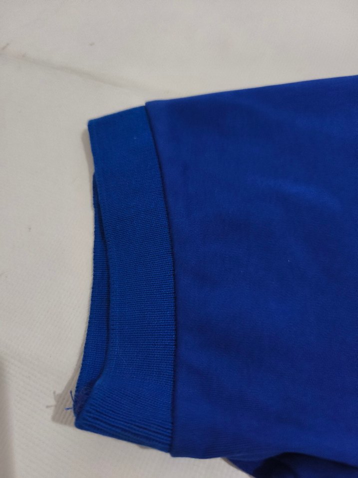 Erkek Mavi Kısa Kollu Polo Tişört - Görsel 2