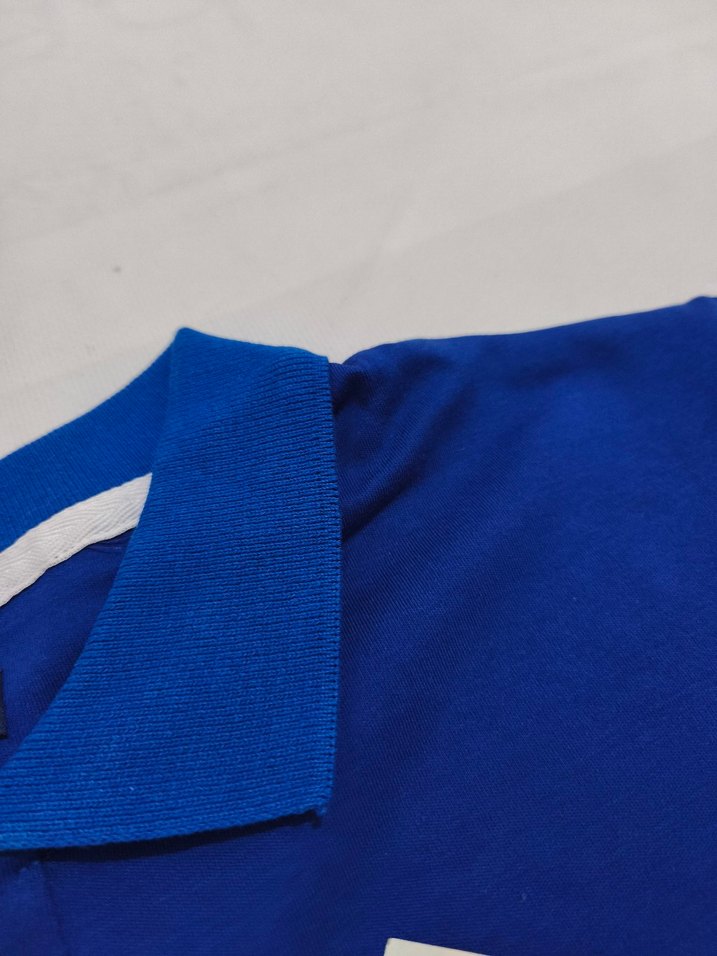 Erkek Mavi Kısa Kollu Polo Tişört - Görsel 3