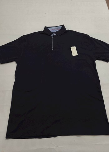 lacivert Regular Fit Polo Yaka Erkek Tişört - Görsel 4