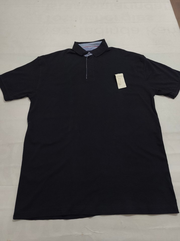 lacivert Regular Fit Polo Yaka Erkek Tişört - Görsel 4