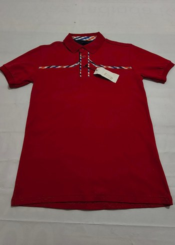 Erkek Bordo Kısa Kollu Polo Tişört - Görsel 4