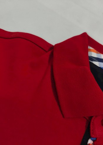 Erkek Bordo Kısa Kollu Polo Tişört - Görsel 2