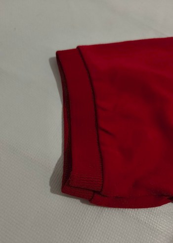 Erkek Bordo Kısa Kollu Polo Tişört - Görsel 3