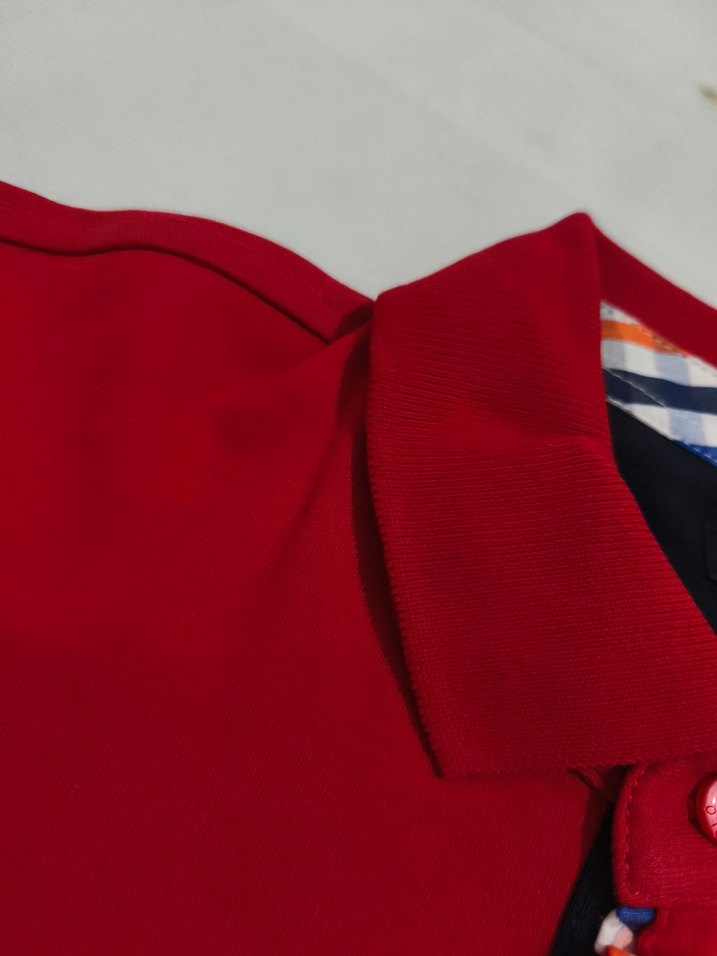 Erkek Bordo Kısa Kollu Polo Tişört - Görsel 2