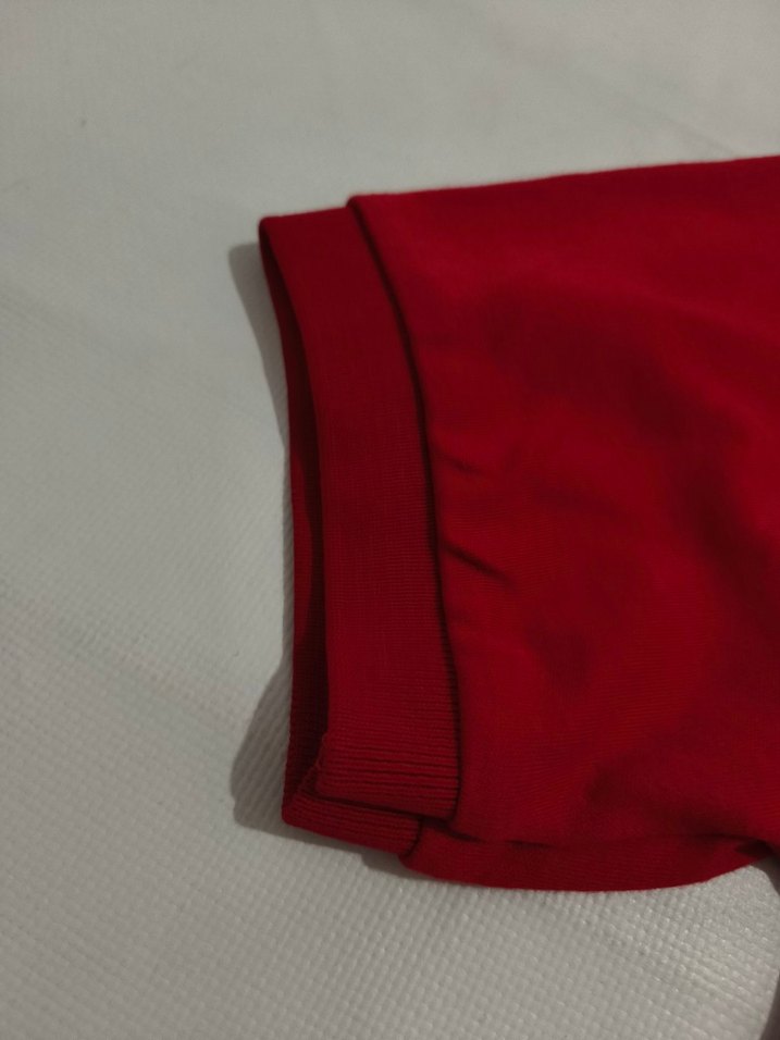 Erkek Bordo Kısa Kollu Polo Tişört - Görsel 3