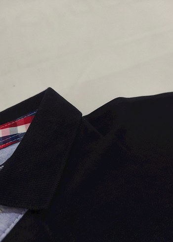 kısa Kollu lacivert Polo Yaka Tişört - Görsel 3