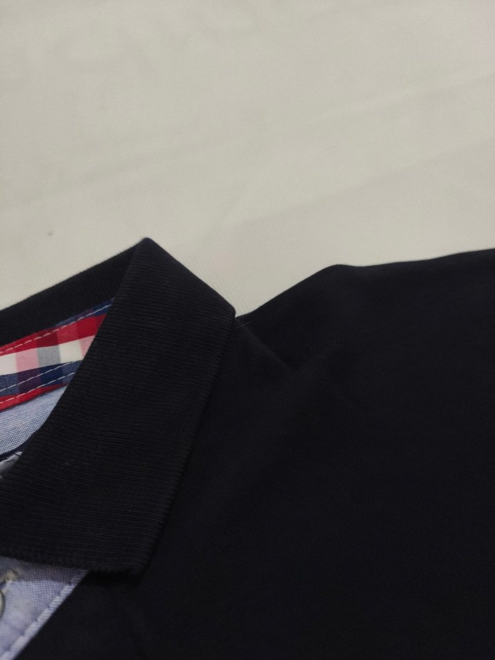 kısa Kollu lacivert Polo Yaka Tişört - Görsel 3