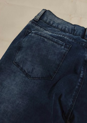 Kadın Lacivert Regular Fit Denim Pantolon - Görsel 2