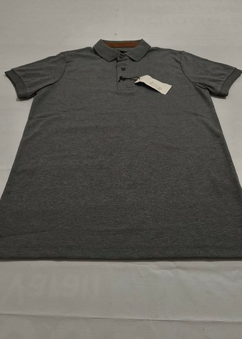 Gri Erkek Kısa Kollu Polo Yaka Tişört - Görsel 4