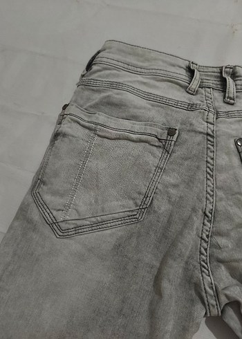 Erkek Gri Denim Regular Fit Jean - Görsel 2