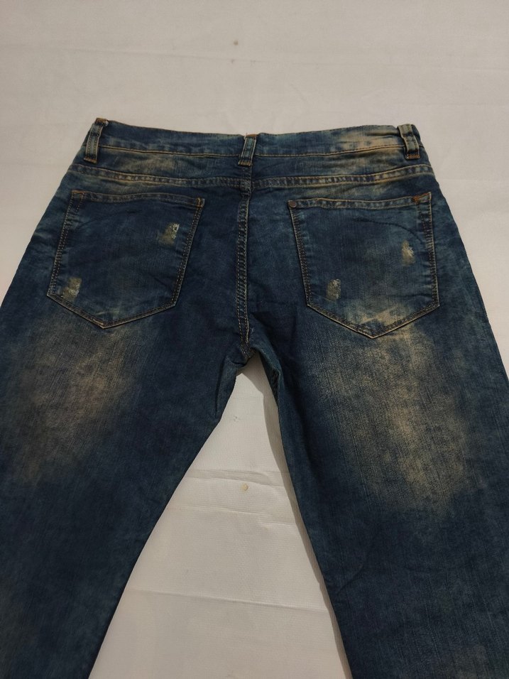 Lacivert Regular Fit erkek Denim Pantolon - Görsel 4